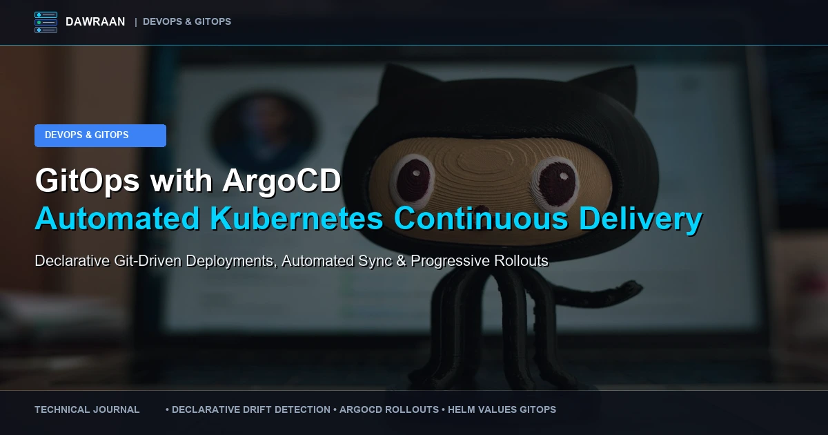 GitOps with ArgoCD: Automated Kubernetes Continuous Delivery