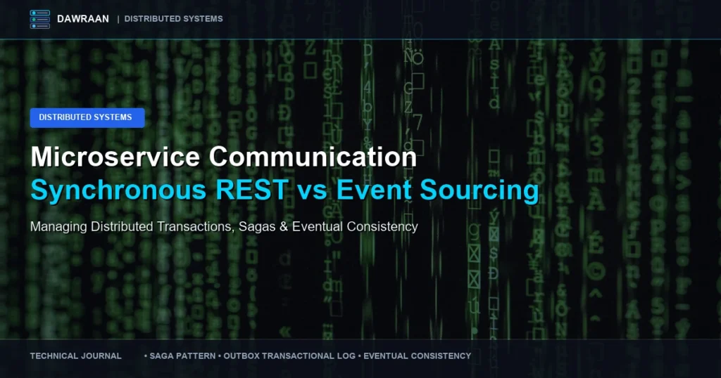 Microservice Communication: Synchronous REST vs Asynchronous Event Sourcing by Dawraan